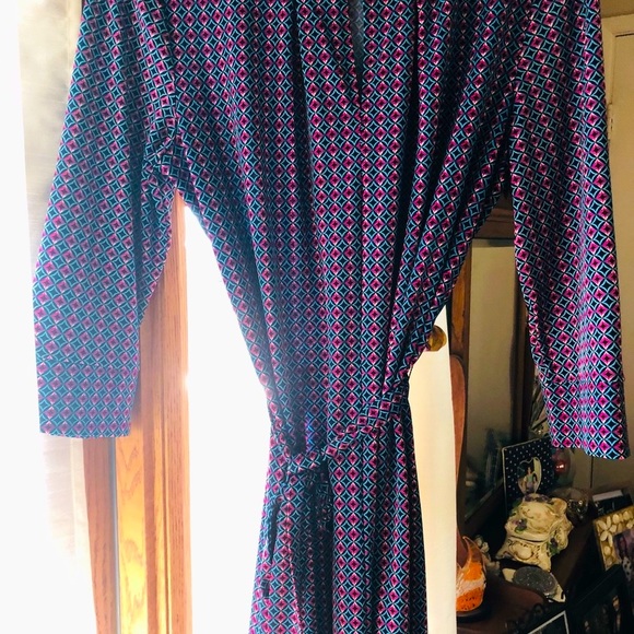 💜🦋👗BRINA & EM Colorful, soft and dressy. EUC. Color palette is beautiful - Picture 4 of 8